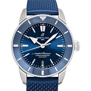 Breitling AB2030161C1S1 - Superocean Heritage Automatic Blue Dial Stainless Steel Men's Watch