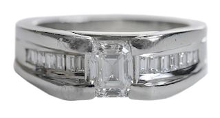 Man's Platinum and Diamond Ring