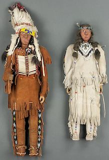 Lot of 2: Plains Indian Dolls (ca. 1940’s)