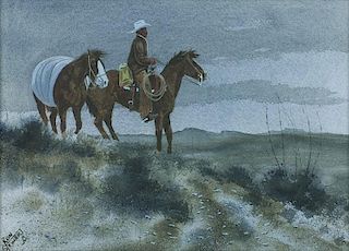 Ron Stewart | Two Horses and Rider