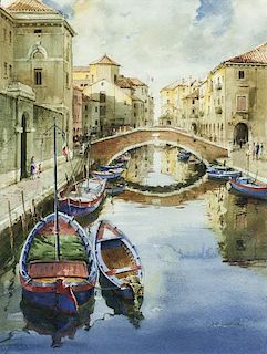 Jack Lestrade | Vue from the Bridge, Chioggia Italy
