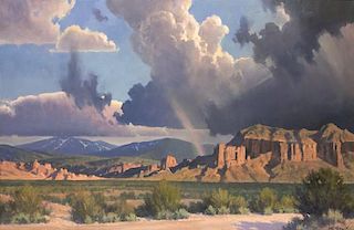 Michael Stack | Storm Leaving Santa Fe