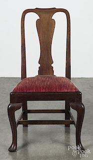 Georgian style mahogany dining chair.