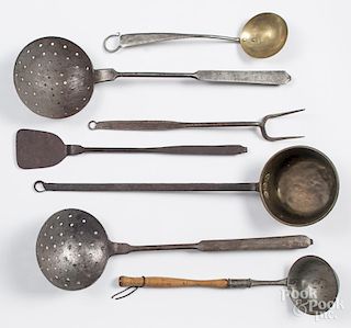 Iron utensils, 19th/20th c.