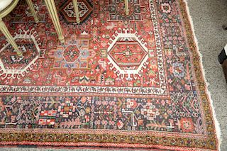 Heriz Oriental carpet, 8'6" x 12'.