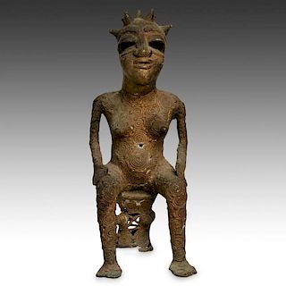 Igbo Seated Female Figure