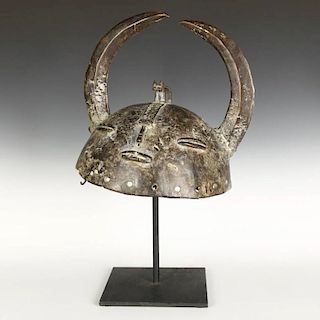 Senufo Bronze Helmet