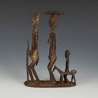 Dogon Family Procession Figural Group