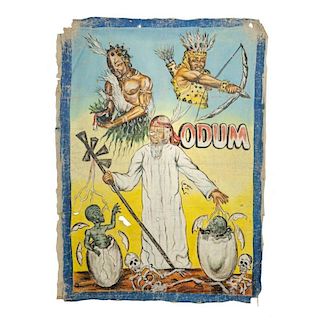 Vintage Ghanaian Movie Poster, "Odum"