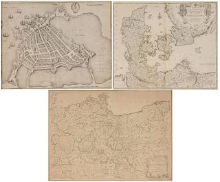 Three Antique European Maps