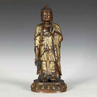 Gilded Antique Bronze Buddha