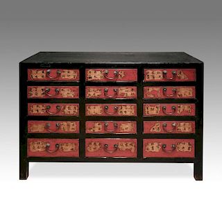 Antique Chinese Apothecary Cabinet