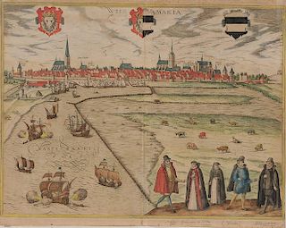 17th Century Map of Wismar