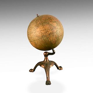 1914 Weber-Costello Terrestrial Globe