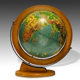 1966 Denoyer-Geppert Terrestrial Globe