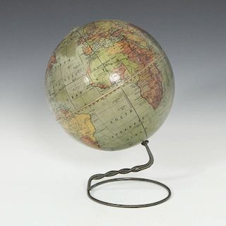 Rand McNally 1909 Terrestrial Globe