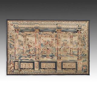 Fine Continental Style Pictorial Tapestry