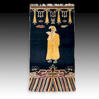 Tibetan Pillar Rug: 74" x 38" (96.5 x 188 cm)
