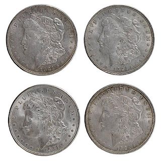 Forty-Two US Morgan Dollars