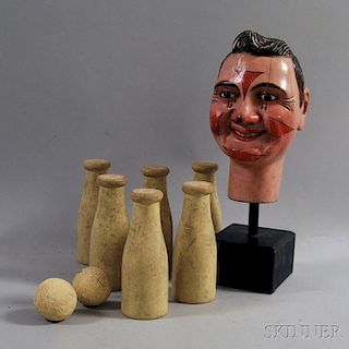 Group of Painted Circus Items