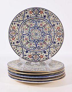 (6) Zsolnay Porcelain Dishes