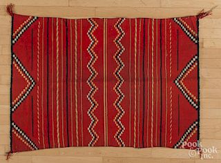 Southwest weaving, early 20th c., 48'' x 34''.
