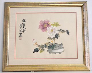 LOUISE EWING CHINESE PEONY SIGNED