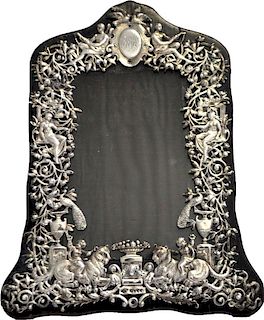 ENGLISH STERLING c. 1888 ORNATE PICTURE FRAME