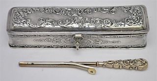 VICTORIAN TRAVELING CURLING IRON KIT
