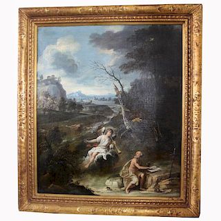 Large 18th C. Old Master, St. Jerome