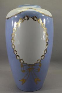 Large German Heinrich Ovoid Form Porcelain Vase