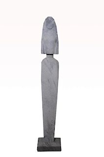 Large Mid Century Modern Abstract Stone Sculpture