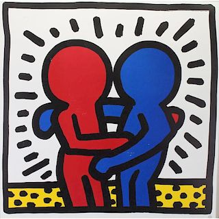 Keith Haring  (1958 - 1990) Framed Print