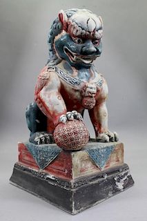 Large Antique Chinese Foo Dog