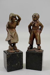 2 Ernst Beck (Austria 1879 - 1941)  Bronze Figures