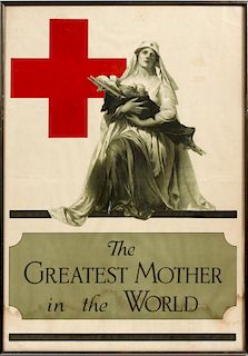 WWI RED CROSS POSTER 1918 ALONZO EARL FORINGER