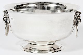 GEORGE V STERLING PUNCH BOWL FOR TIFFANY & CO.