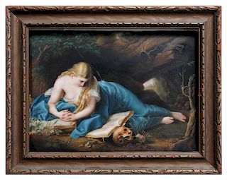 Berlin Porcelain Plaque with The