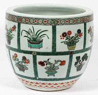 CHINESE PORCELAIN PLANTER 19TH C.