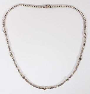 11.5CT NATURAL DIAMOND ETERNITY NECKLACE
