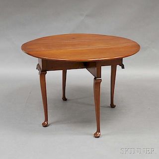 Queen Anne Mahogany Drop-leaf Dining Table