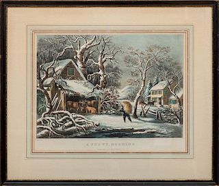 Currier & Ives, Publishers: A Snowy Morning