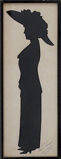 Baron Scotford (active c.1912-c.1939): Pair of Full-Length Silhouettes