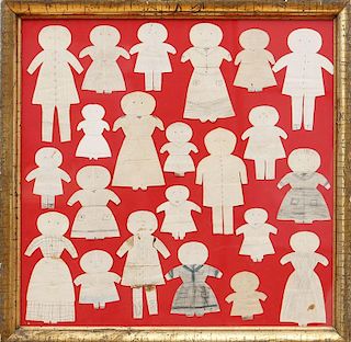American School: Figures (Paper Cut-Outs)