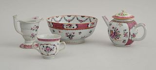 Chinese Export Famille Rose Porcelain Assembled Part Tea Service