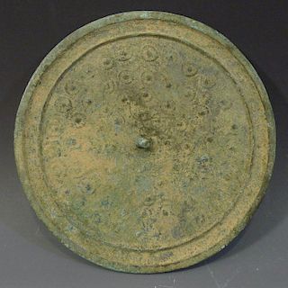 ANTIQUE CHINESE BRONZE MIRROR - SONG TO MING DYNASTY 中国古代铜镜，宋或明代