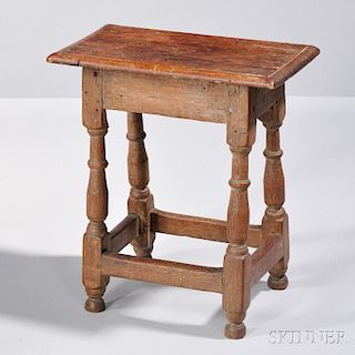 Oak and Pine Joint Stool
