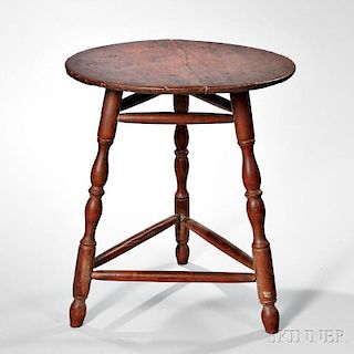Red-painted Table