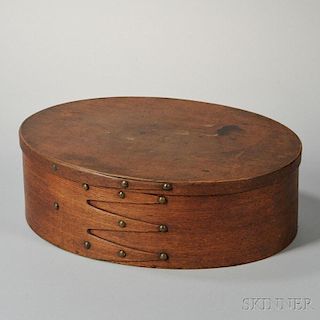 Large Oval Ash Pantry Box