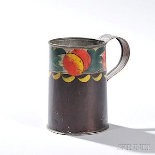 Painted Tinware Mug